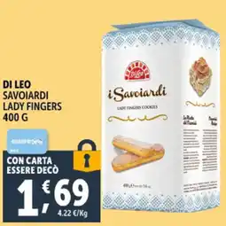Deco Supermercati Di leo savoiardi lady fingers offerta