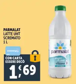 Deco Supermercati Parmalat latte uht scremato offerta
