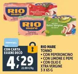 Deco Supermercati Rio mare tonno offerta