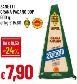 Galassia Zanetti grana padano DOP offerta