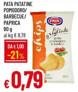 Galassia Pata patatine pomodoro/ barbecue/ paprica offerta