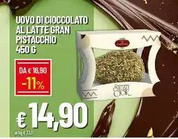 Galassia Uovo di cioccolato al latte gran pistacchio offerta