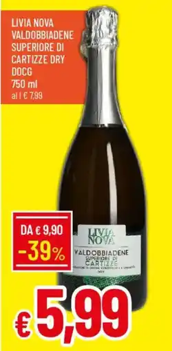 Galassia Livia nova valdobbiadene superiore di cartizze dry DOCG offerta