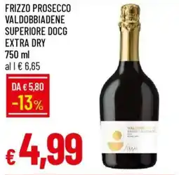 Galassia Frizzo prosecco valdobbiadene superiore docg extra dry offerta