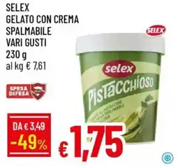 Galassia Gelato con crema spalmabile offerta