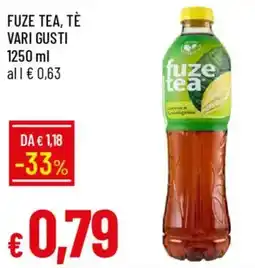 Galassia Fuze tea, tè offerta