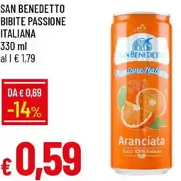 Galassia San benedetto bibite passione italiana offerta