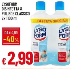 Galassia Lysoform disinfetta & pulisce classico offerta