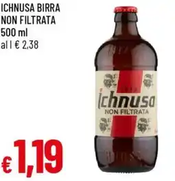 Galassia Ichnusa birra non filtrata offerta