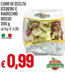 Galassia Cuor di scelta iceberg e radicchio rosso offerta