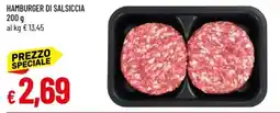 Galassia Hamburger di salsiccia offerta