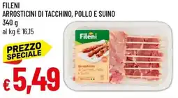 Galassia Fileni arrosticini di tacchino, pollo e suino offerta