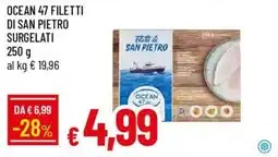 Galassia Ocean 47 filetti di san pietro surgelati offerta