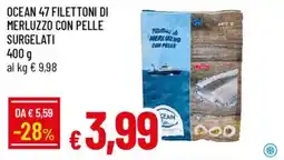 Galassia Ocean 47 filettoni di merluzzo con pelle surgelati offerta