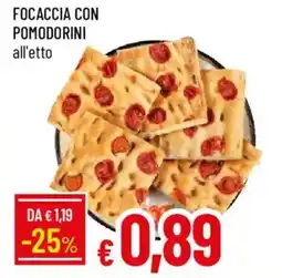 Galassia Focaccia con pomodorini offerta