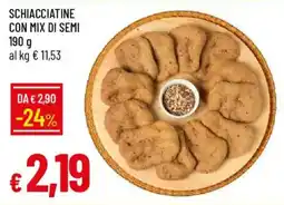 Galassia Schiacciatine con mix di semi offerta