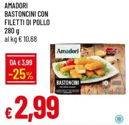 Galassia Amadori bastoncini con filetti di pollo offerta
