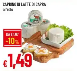 Galassia Caprino di latte di capra offerta