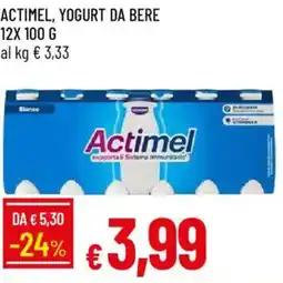 Galassia Actimel, yogurt da bere offerta