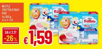 Galassia Nestlé fruttolo maxi duo offerta