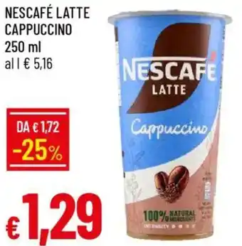 Galassia Nescafé latte cappuccino offerta