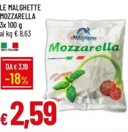 Galassia Le malghette mozzarella offerta