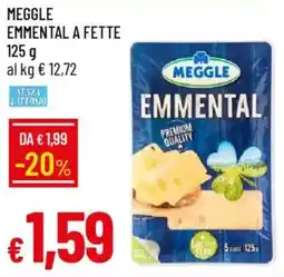 Galassia Meggle emmental a fette offerta