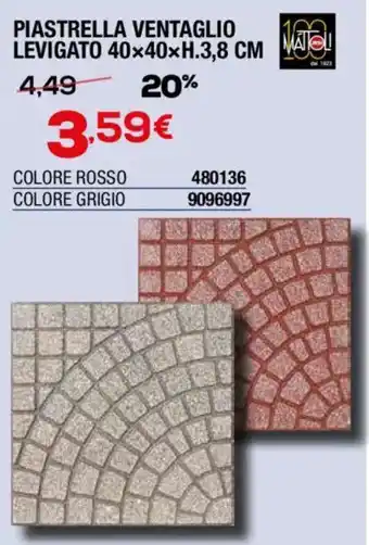 Bricofer Piastrella ventaglio levigato offerta