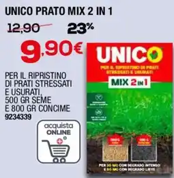 Bricofer Unico prato mix 2 in 1 offerta