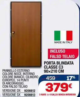 Bricofer Porta blindata classe C3 offerta