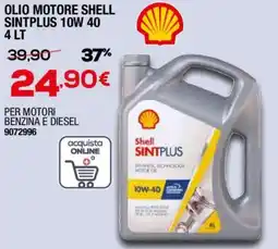 Bricofer Olio motore shell sintplus 10w 40 offerta