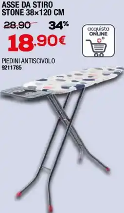 Bricofer Asse da stiro stone offerta