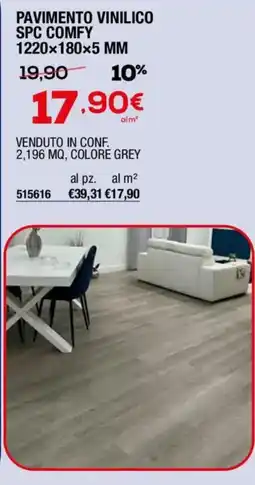 Bricofer Pavimento vinilico spc comfy offerta