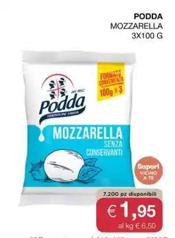 Coop PODDA MOZZARELLA offerta