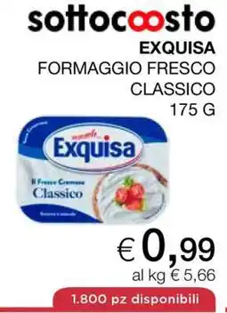 Coop Exquisa Formaggio Fresco Classico offerta