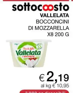 Coop Vallelata Bocconcini di Mozzarella offerta