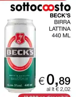 Coop BECK'S offerta
