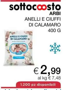 Coop ARBI ANELLI E CIUFFI DI CALAMARO offerta