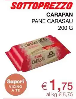 Coop CARAPAN PANE CARASAU offerta