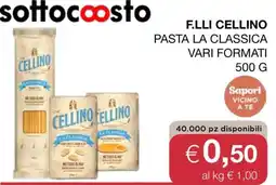 Coop F.LLI CELLINO, PASTA LA CLASSICA offerta