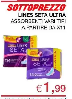Coop LINES SETA ULTRA offerta
