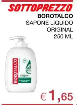 Coop BOROTALCO SAPONE LIQUIDO ORIGINAL 250 ML offerta