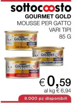Coop Gourmet Gold Mousse per Gatto offerta