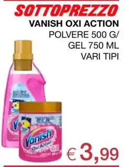 Coop Vanish Oxi Action offerta