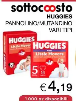Coop HUGGIES PANNOLINO/MUTANDINO offerta