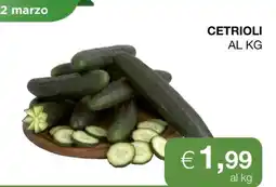 Coop Cetrioli offerta