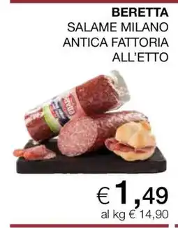 Coop BERETTA SALAME MILANO ANTICA FATTORIA ALL’ETTO offerta