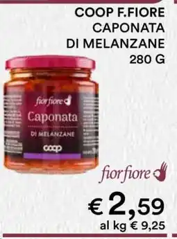 Coop COOP F.FIORE CAPONATA DI MELANZANE 280 G offerta