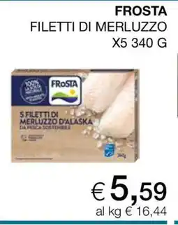 Coop FROSTA Filetti di Merluzzo offerta