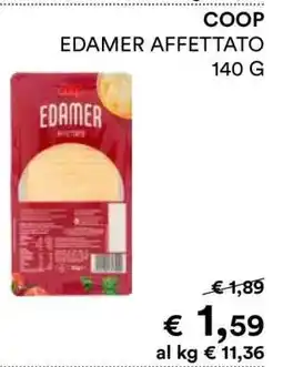 Coop COOP Edamer Affettato offerta
